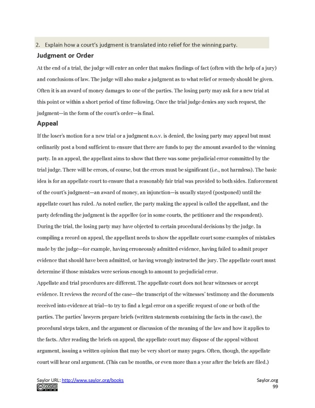 Business Law and the Legal Environment - Page 99